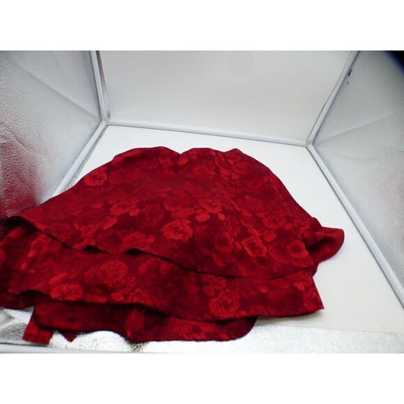 $155.00 RAHI Flora Cutout Long Sleeve Mini Dress in Ruby Red, Sz. S - Picture 11 of 12